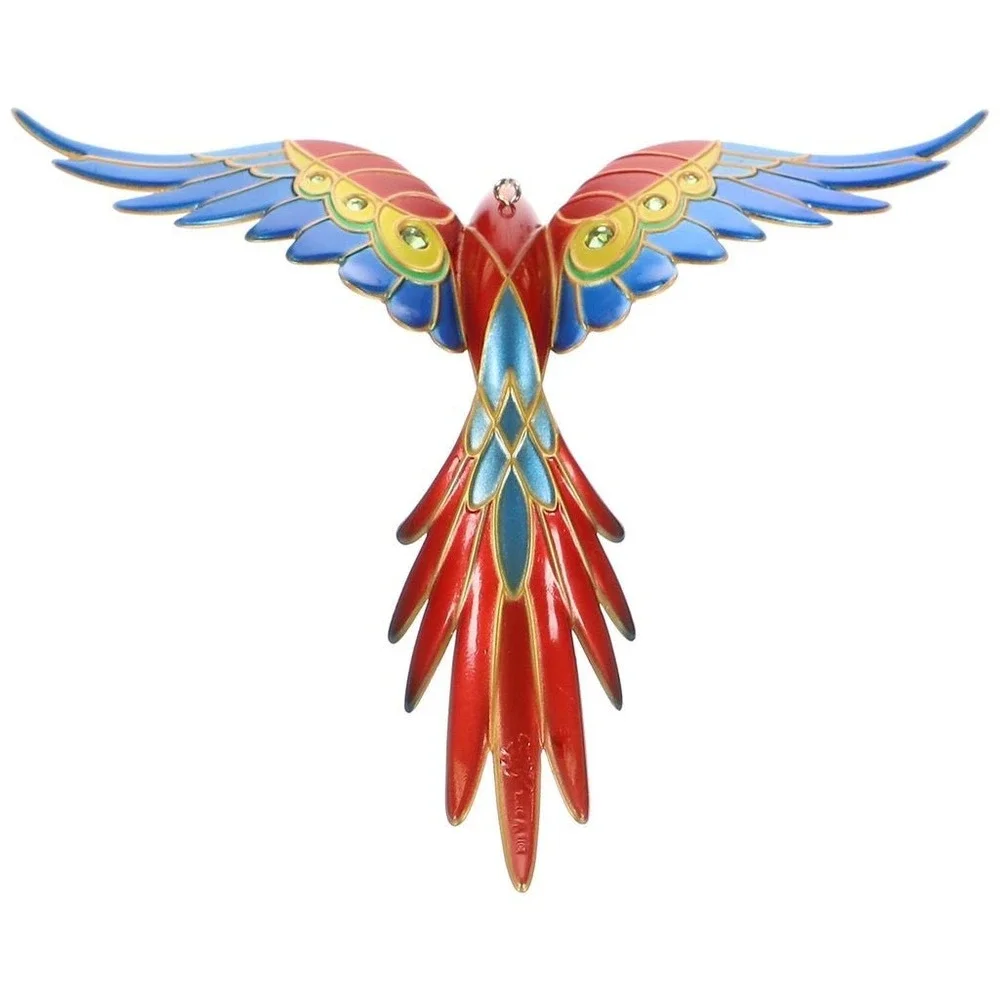 Hallmark 2018 Pretty Parrot Exclusive Beauty of Birds Edythe Kegrize Christmas